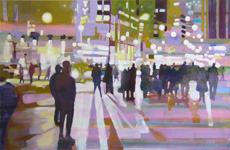 »Gegenlicht II«   2011   150 × 230 cm   (Privatbesitz, Hamburg)